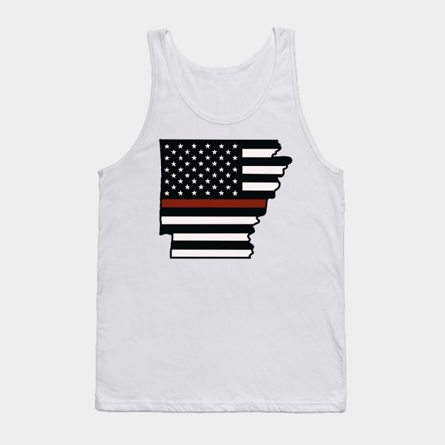 Fireman Arkansas flag Tank Top by RayRaysX2